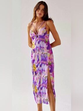 Urban Outfitters First Light Midi Slip Dress